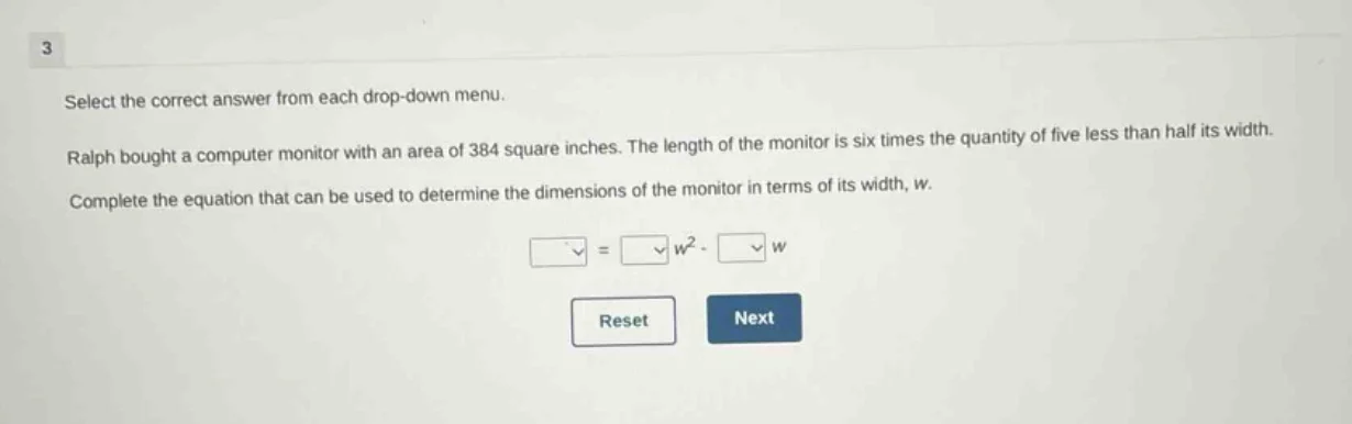 3 select the correct answer from each drop - down menu. ralph bought a …