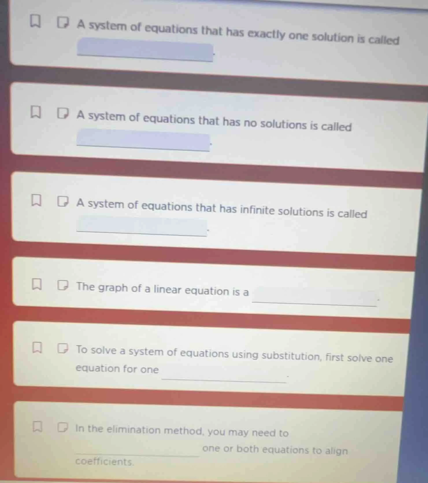 a system of equations that has exactly one solution is called ______. a…