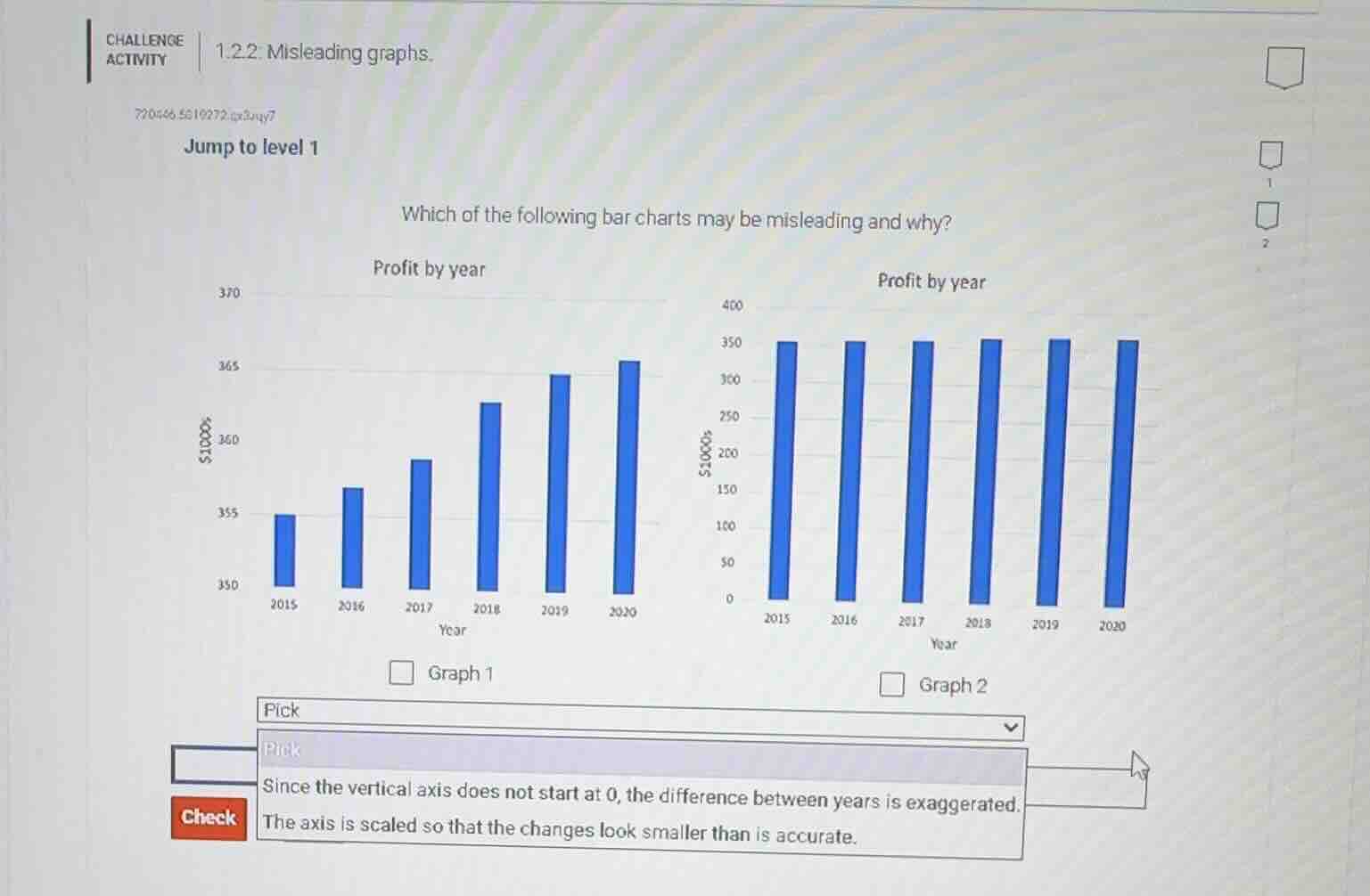 challenge activity 1.2.2 misleading graphs. 770466.5310272.qx3ny7 jump …