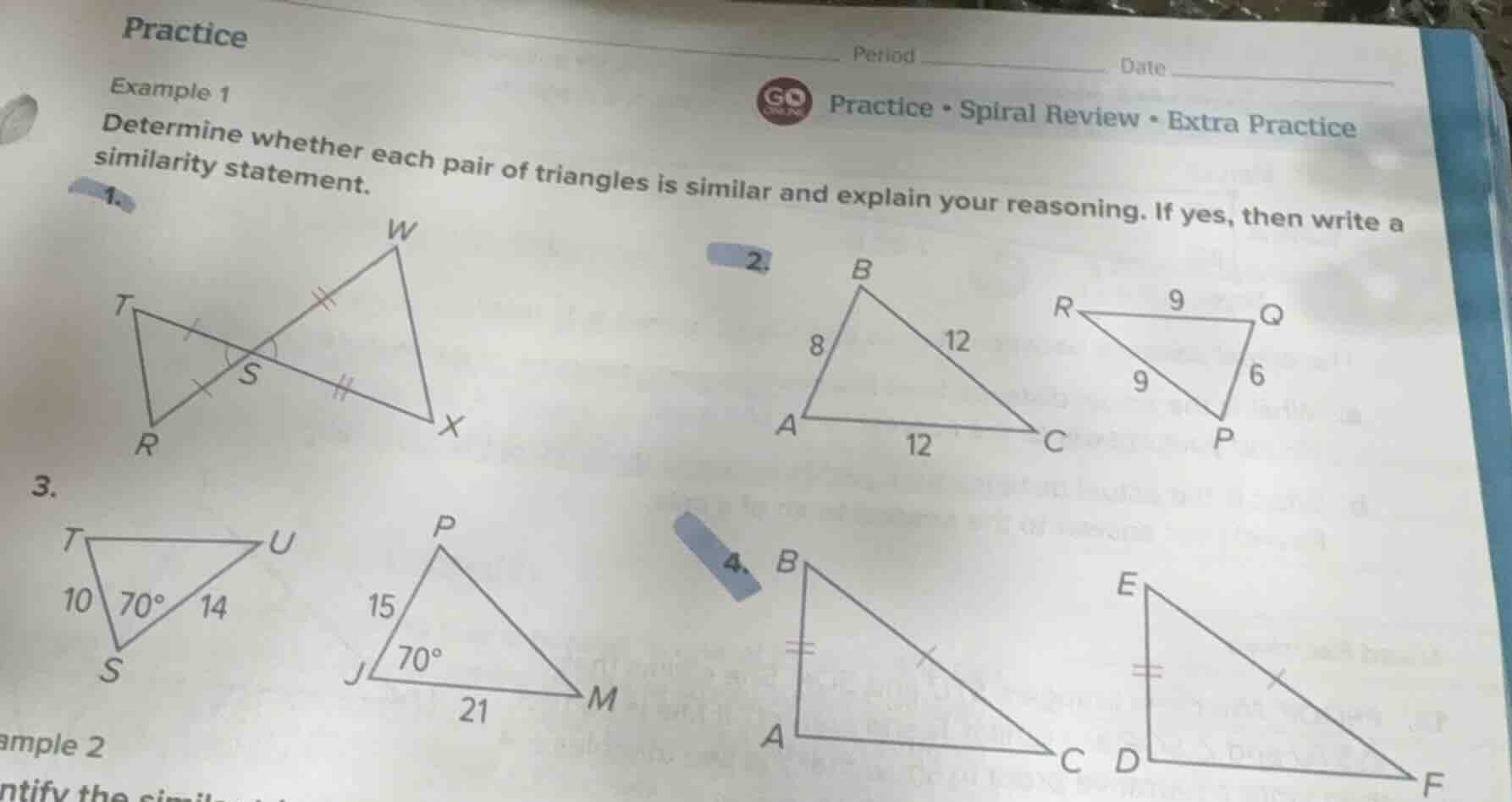 practice period date example 1 practice • spiral review • extra practic…