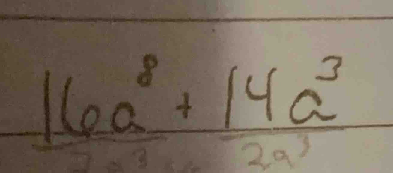 16a^8 + 14a^3