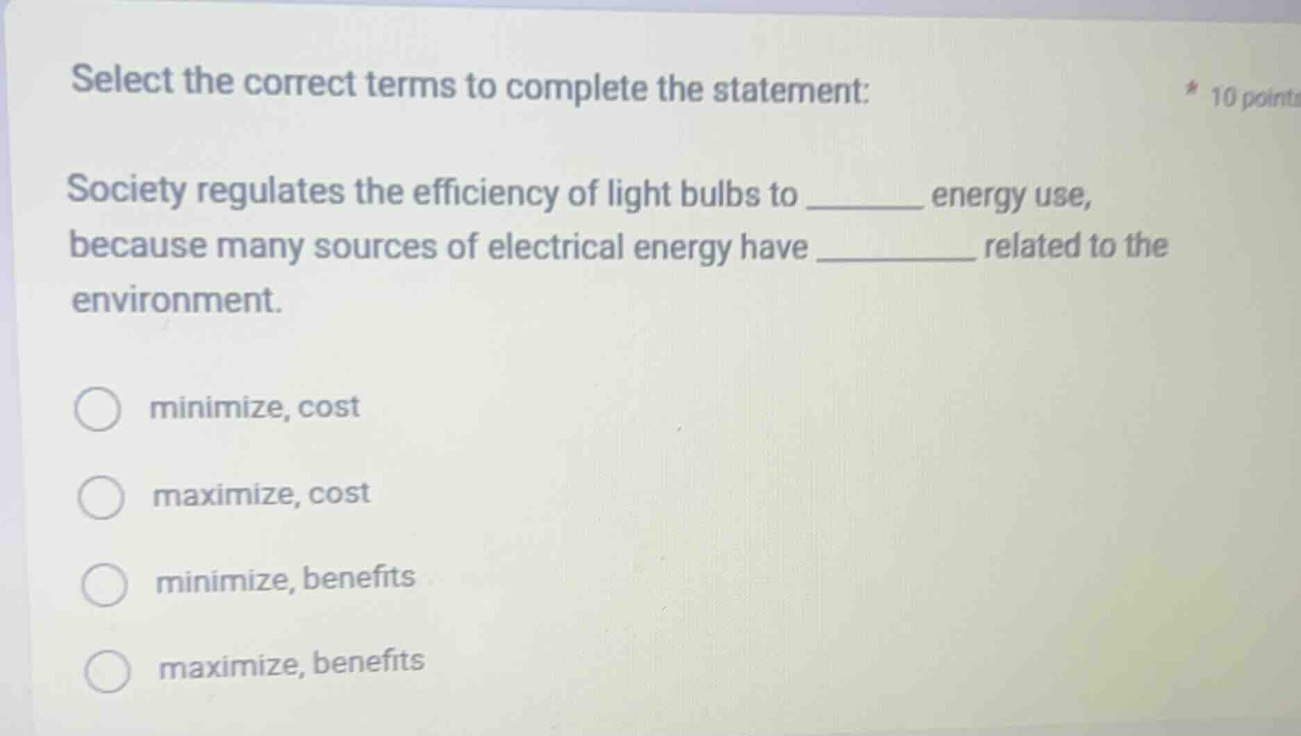 select the correct terms to complete the statement: society regulates t…