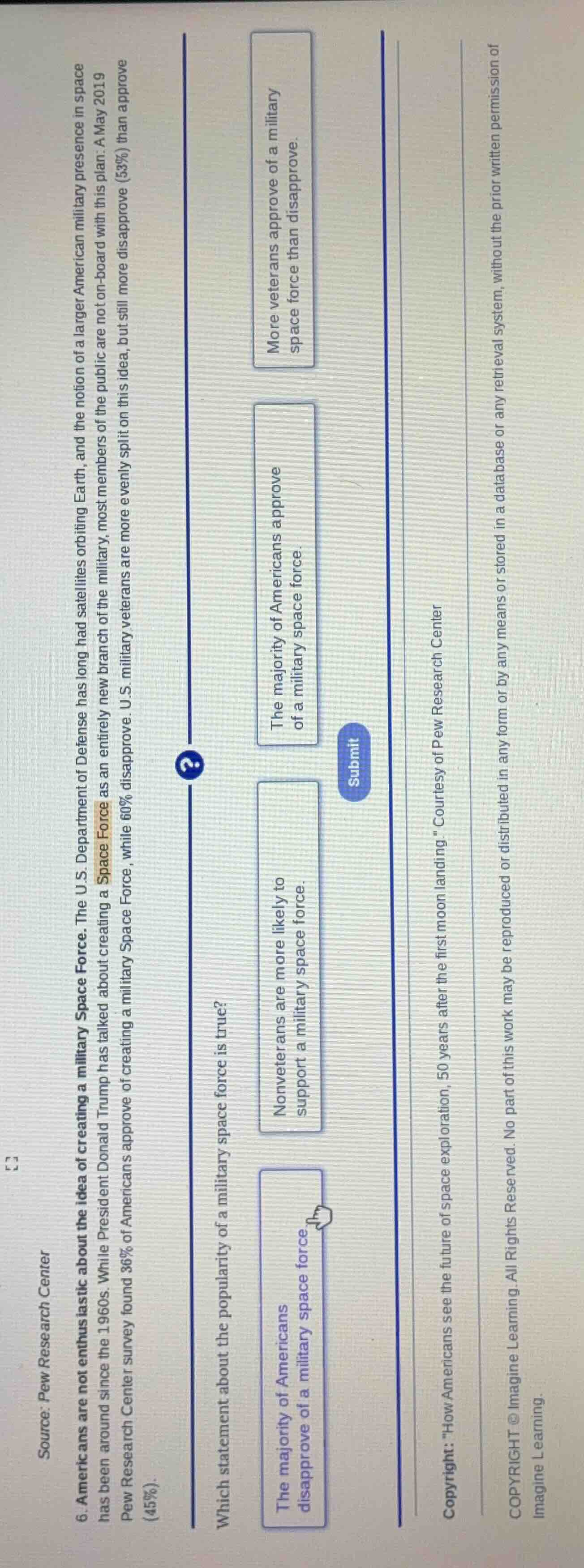 source: pew research center 6. americans are not enthusiastic about the…