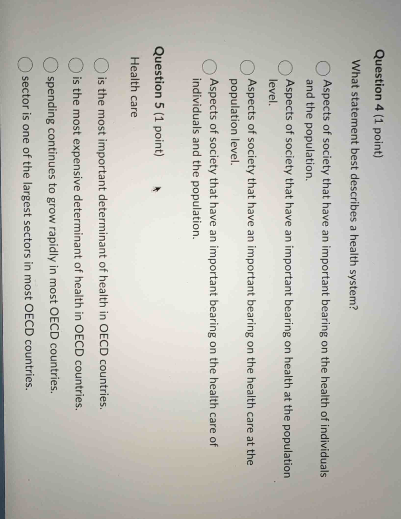 question 4 (1 point) what statement best describes a health system? asp…