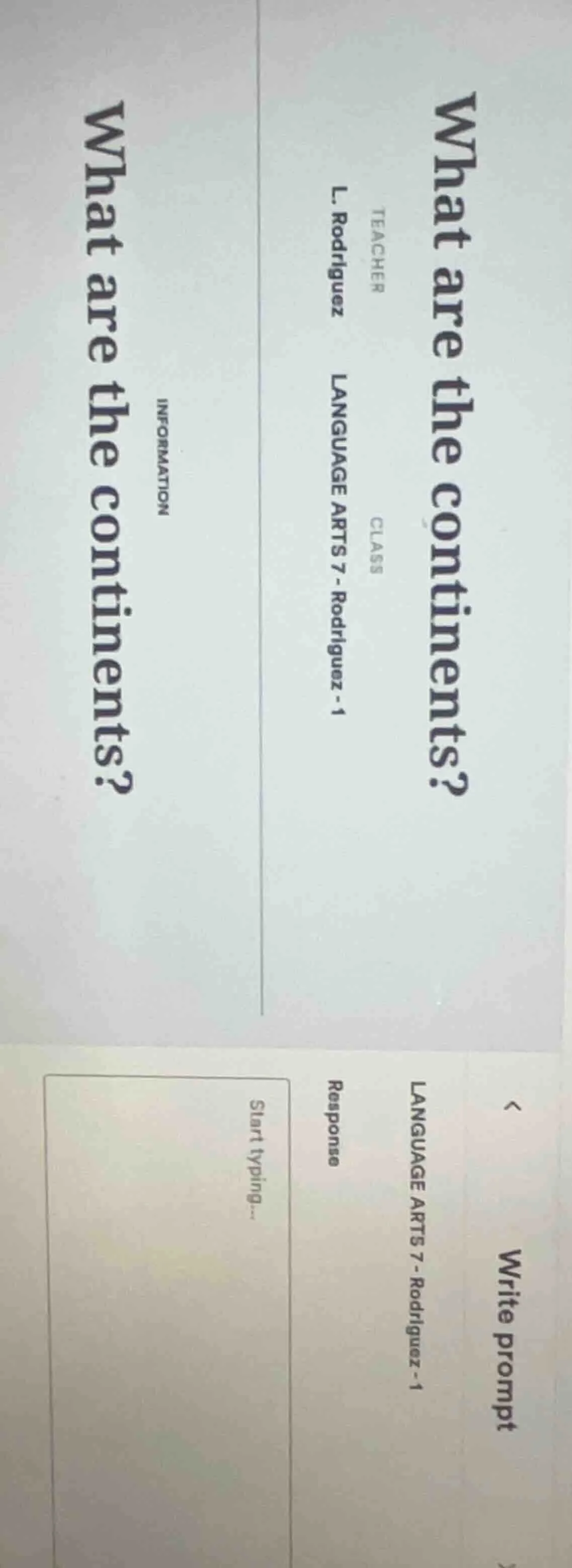 what are the continents?
