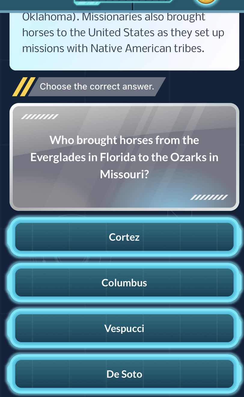 oklahoma). missionaries also brought horses to the united states as the…