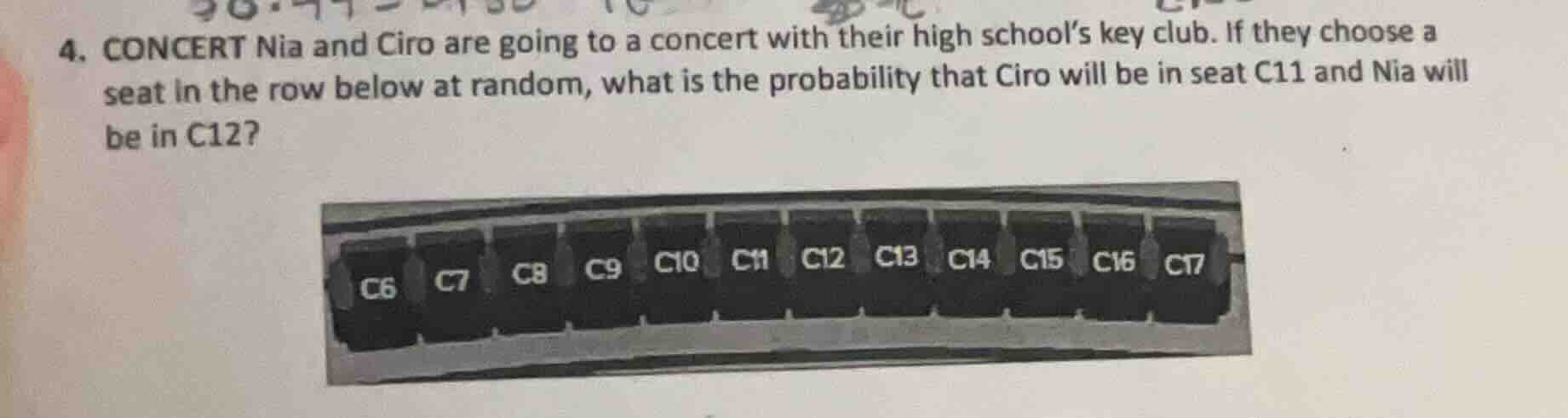 4. concert nia and ciro are going to a concert with their high school’s…
