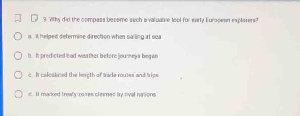 9. why did the compass become such a valuable tool for early european e…