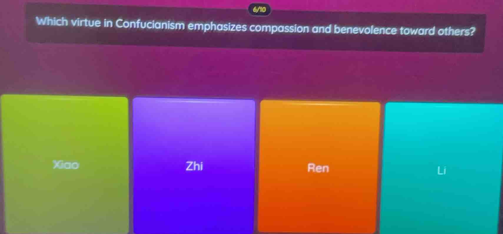 which virtue in confucianism emphasizes compassion and benevolence towa…
