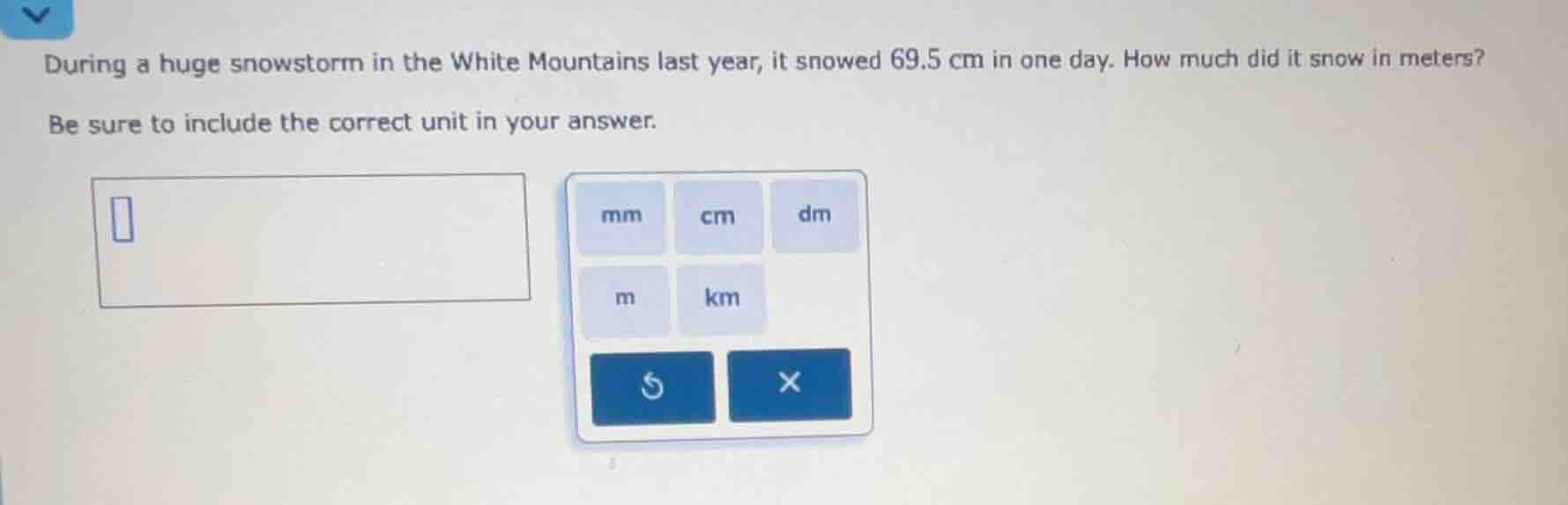 during a huge snowstorm in the white mountains last year, it snowed 69.…