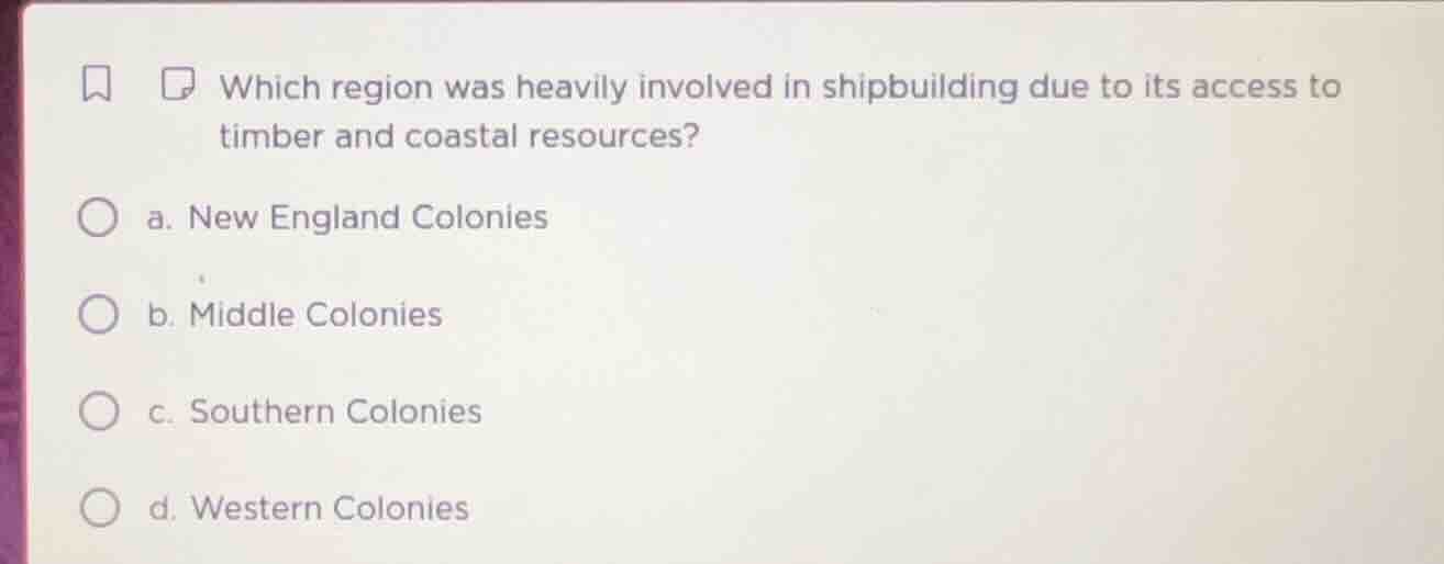 which region was heavily involved in shipbuilding due to its access to …