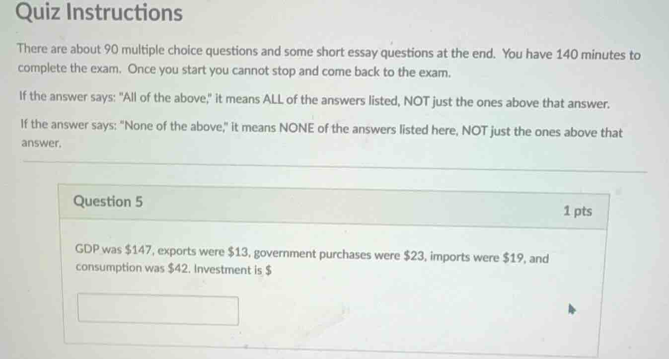 quiz instructions there are about 90 multiple choice questions and some…