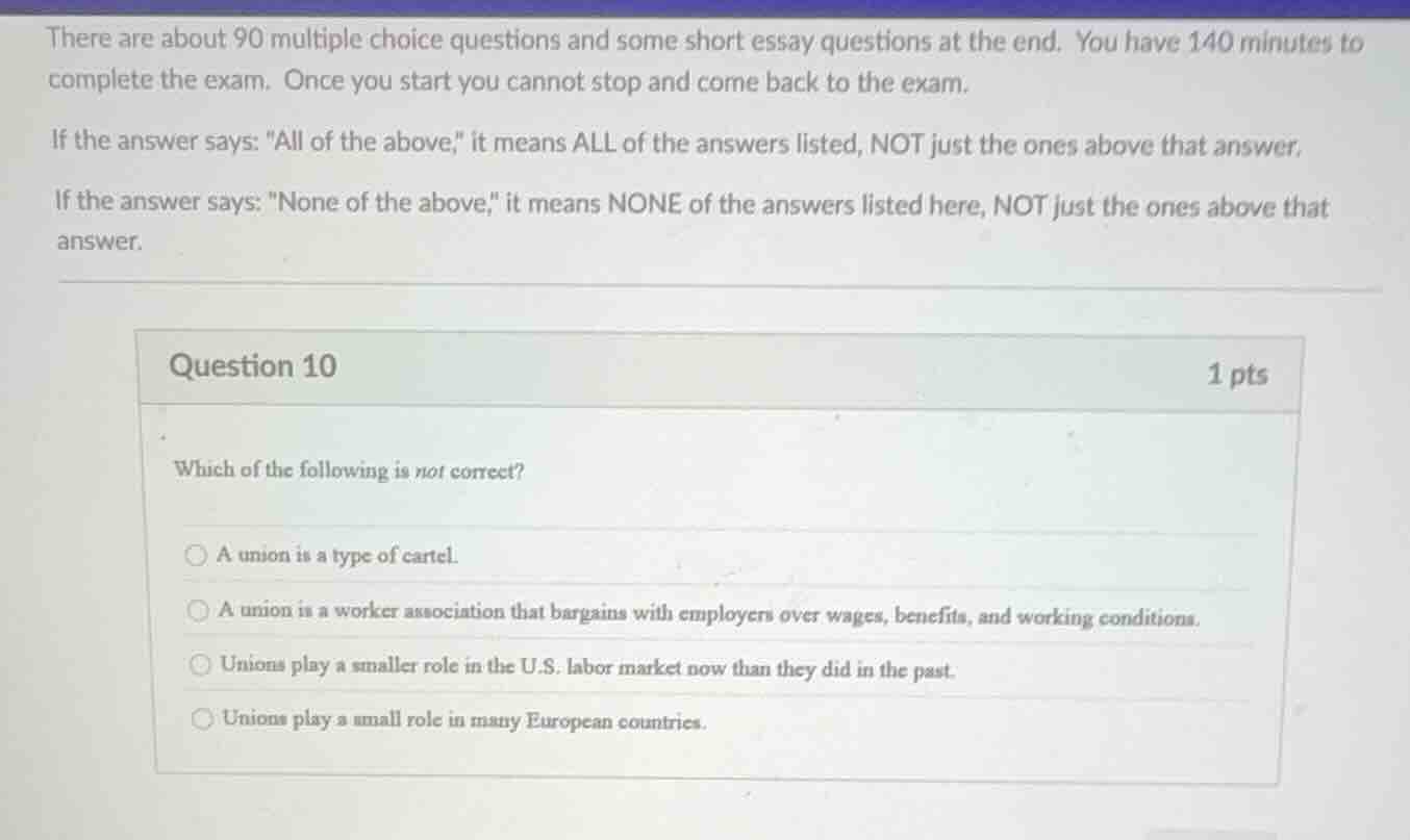 there are about 90 multiple choice questions and some short essay quest…