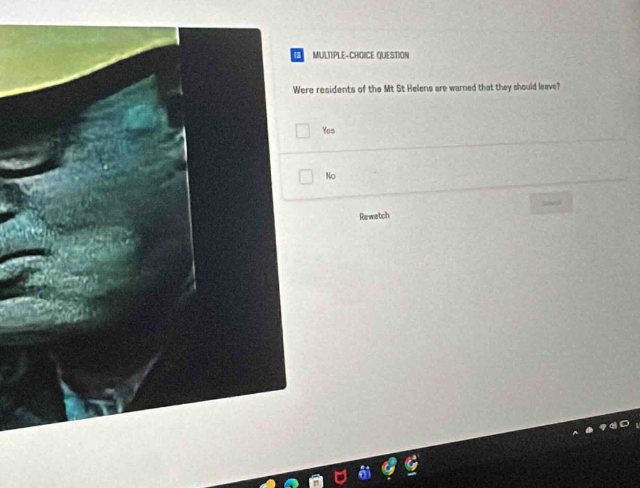 multiple-choice question were residents of the mt st helens are warned …