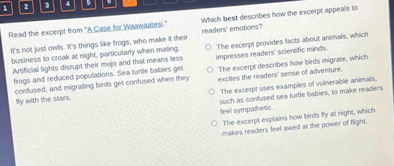 read the excerpt from \a case for waawaatesi.\ its not just owls. its t…