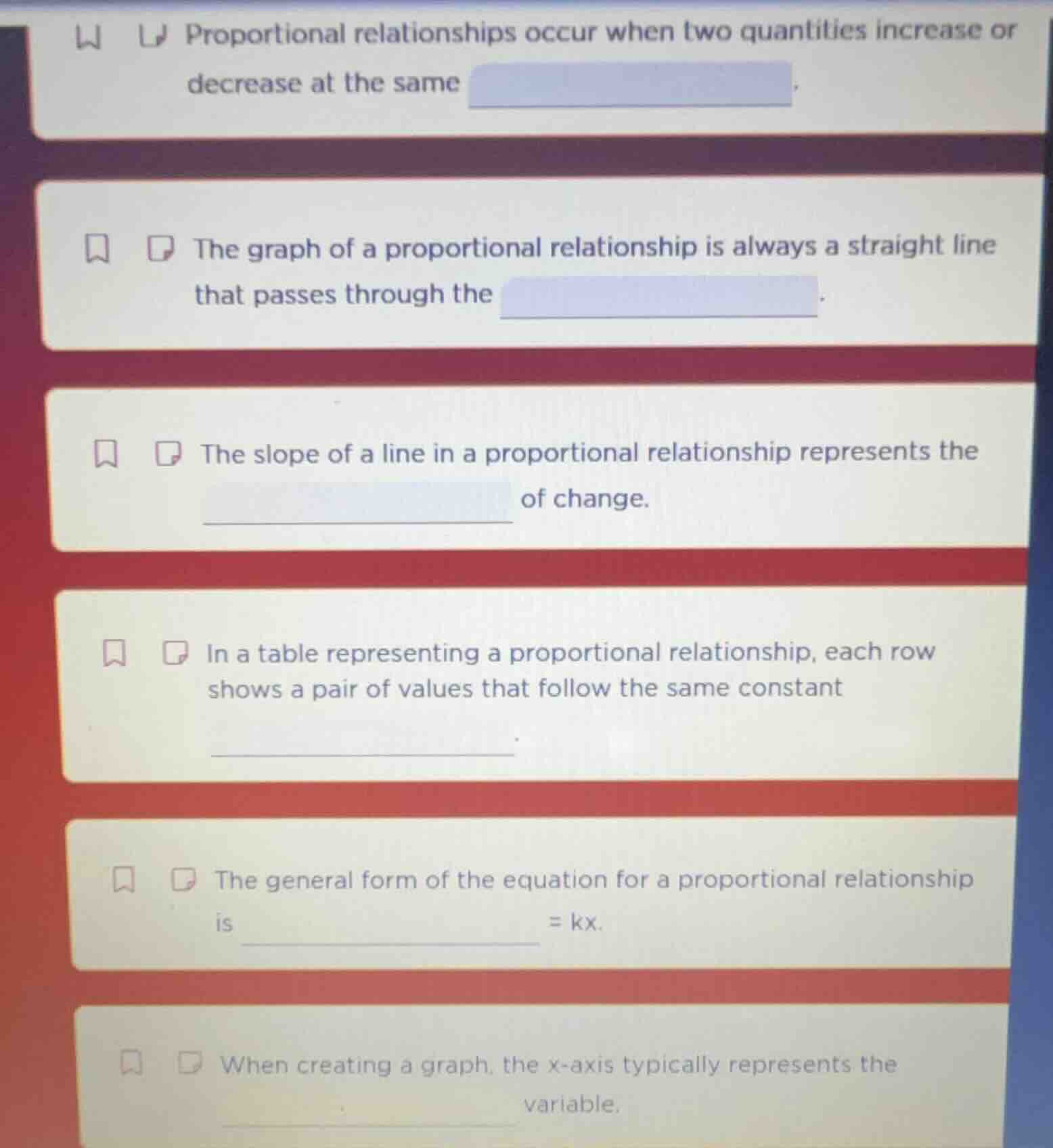 proportional relationships occur when two quantities increase or decrea…