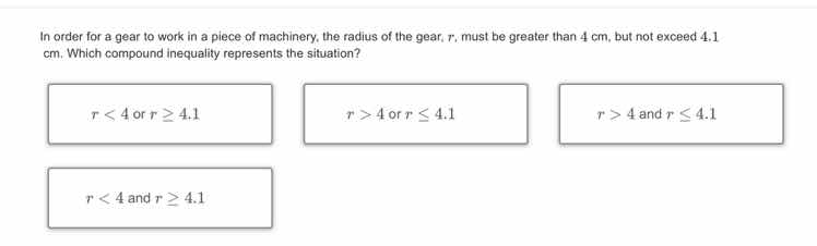 in order for a gear to work in a piece of machinery, the radius of the …