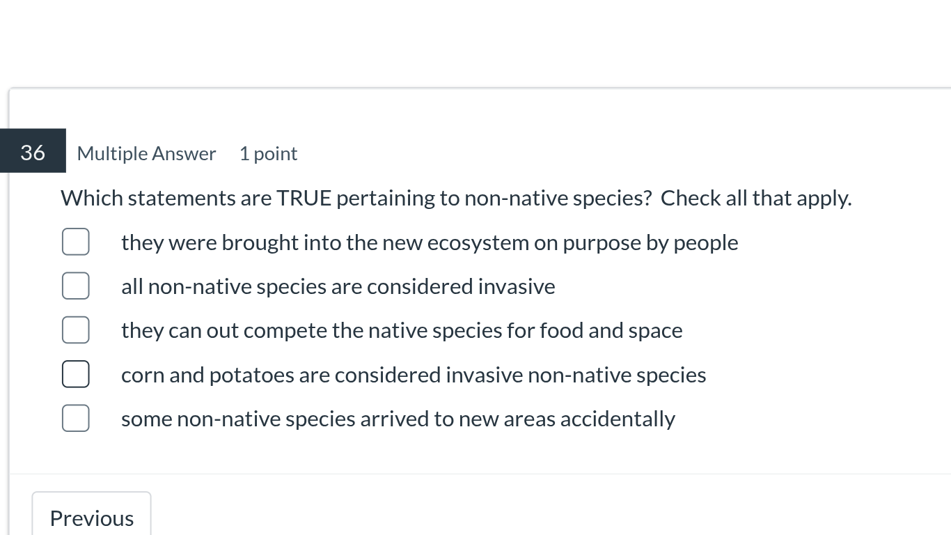 36 multiple answer 1 point which statements are true pertaining to non …