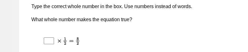 type the correct whole number in the box. use numbers instead of words.…