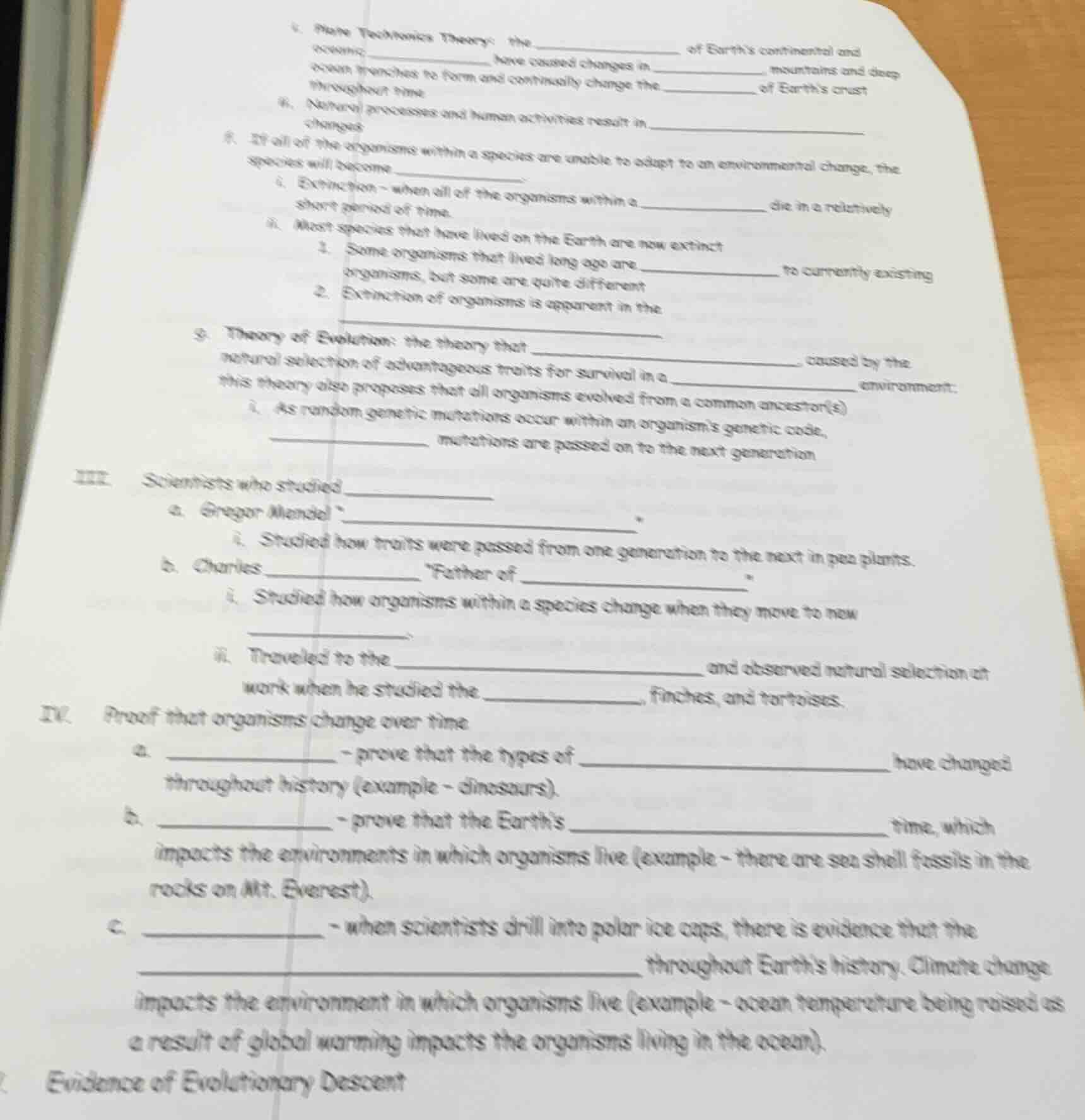 i. plate tectonics theory: the ________ of earth’s continental and ocea…