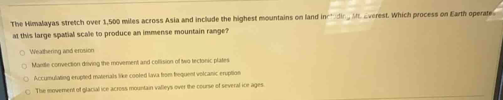 the himalayas stretch over 1,500 miles across asia and include the high…