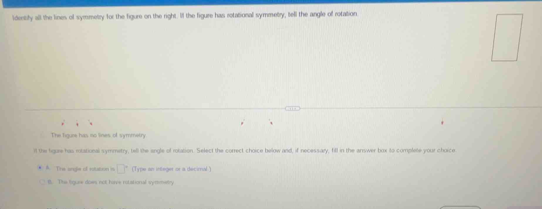identify all the lines of symmetry for the figure on the right. if the …