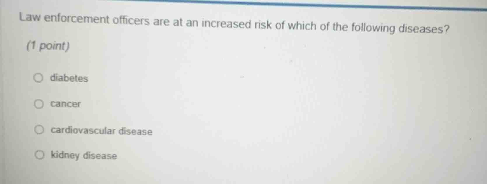 law enforcement officers are at an increased risk of which of the follo…