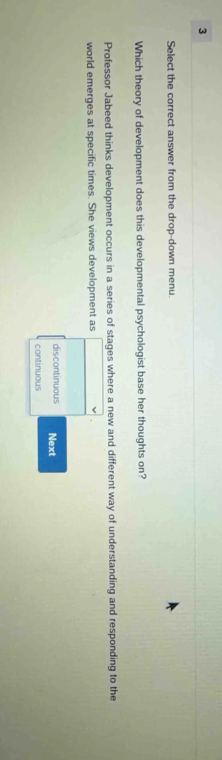 select the correct answer from the drop - down menu. which theory of de…