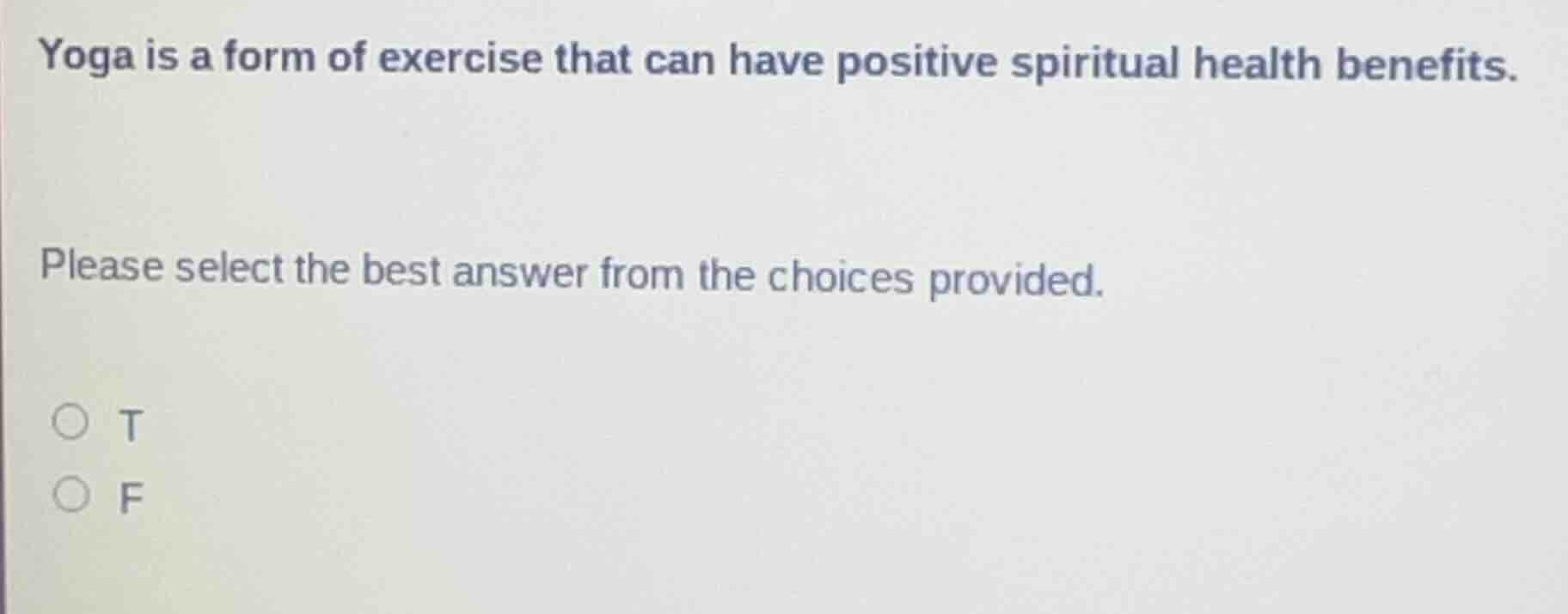 yoga is a form of exercise that can have positive spiritual health bene…