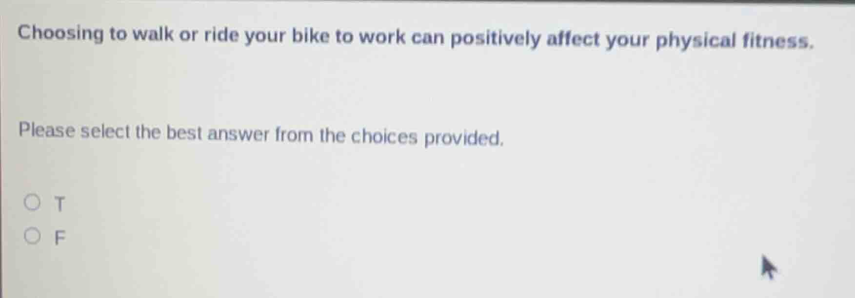 choosing to walk or ride your bike to work can positively affect your p…