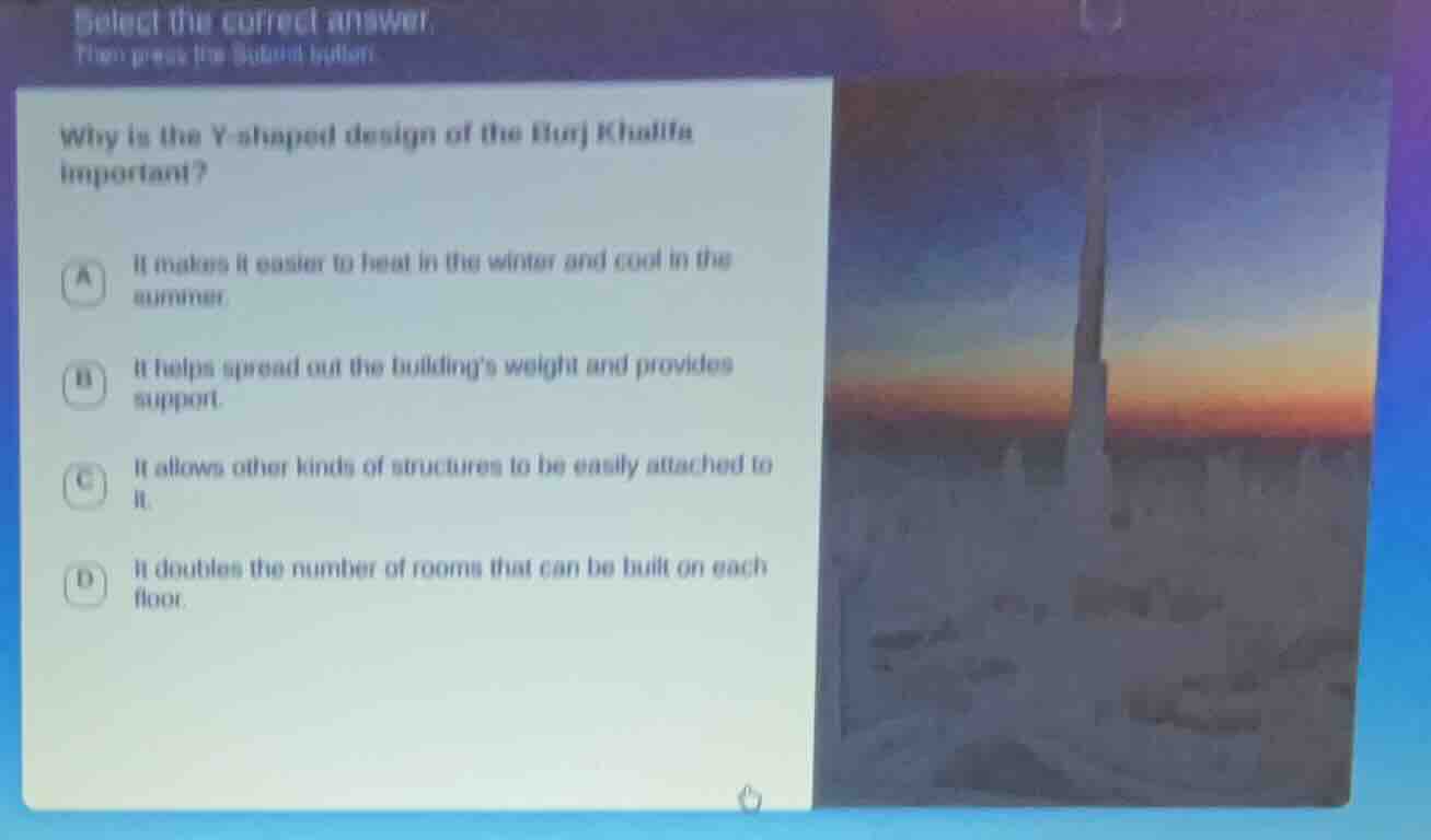 select the correct answer. then press the submit button. why is the y -…