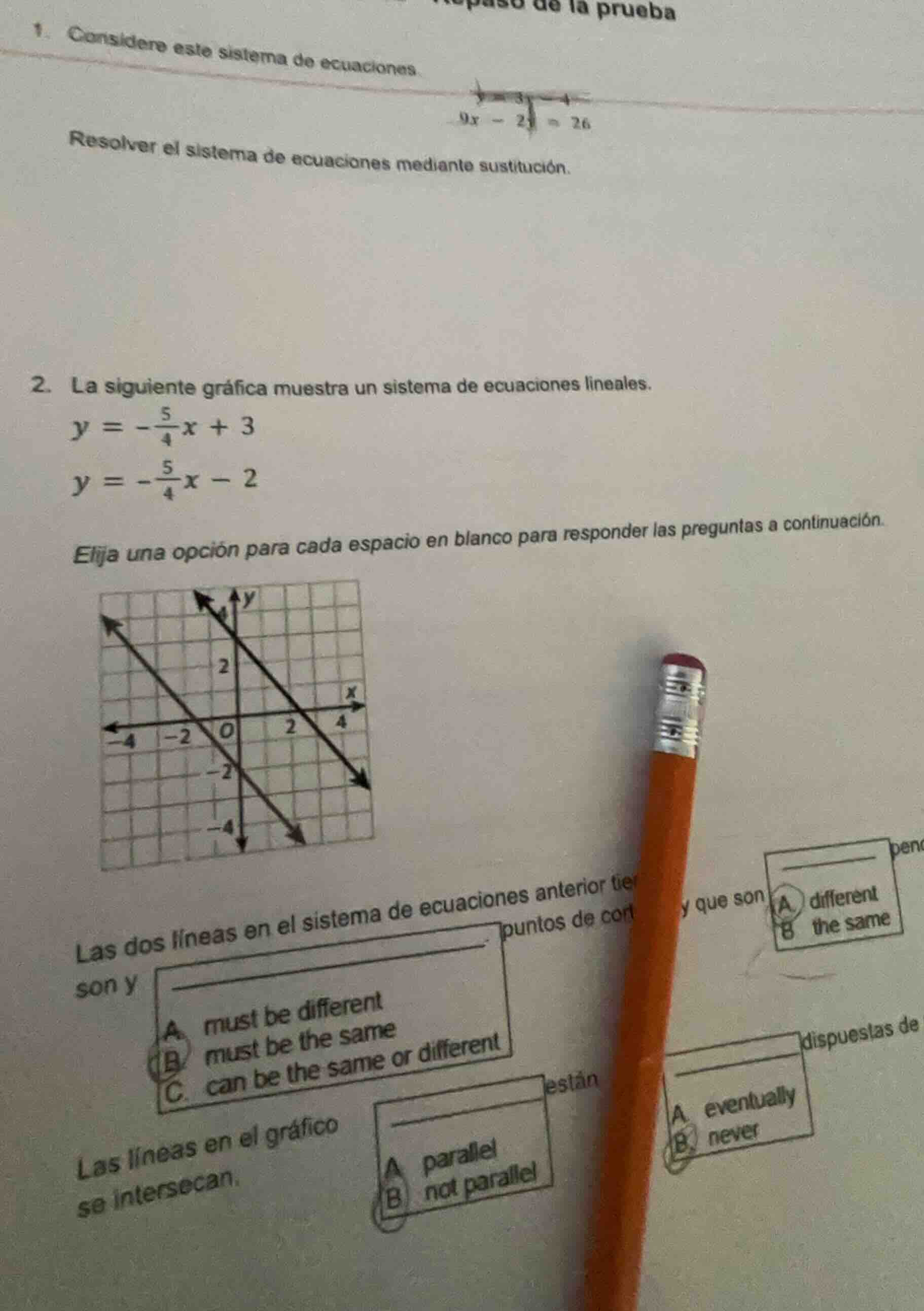 1. considere este sistema de ecuaciones. resolver el sistema de ecuacio…