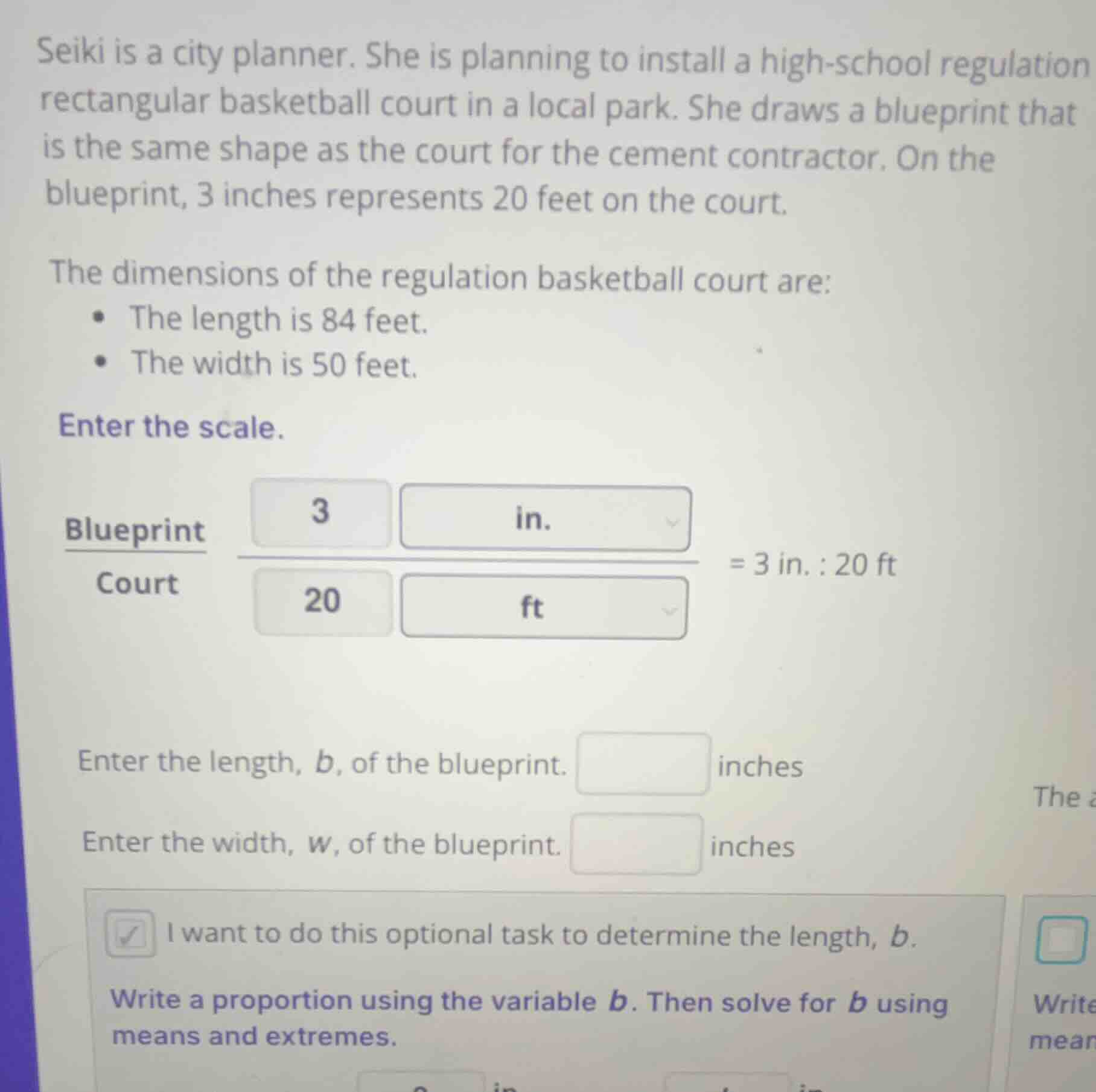 seiki is a city planner. she is planning to install a high - school reg…