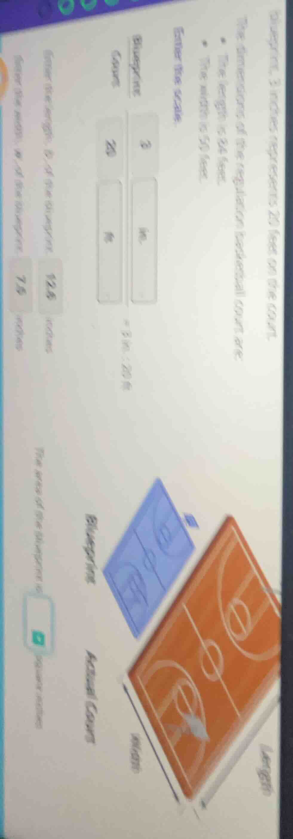 the dimensions of the regulation basketball court are: the length is 24…