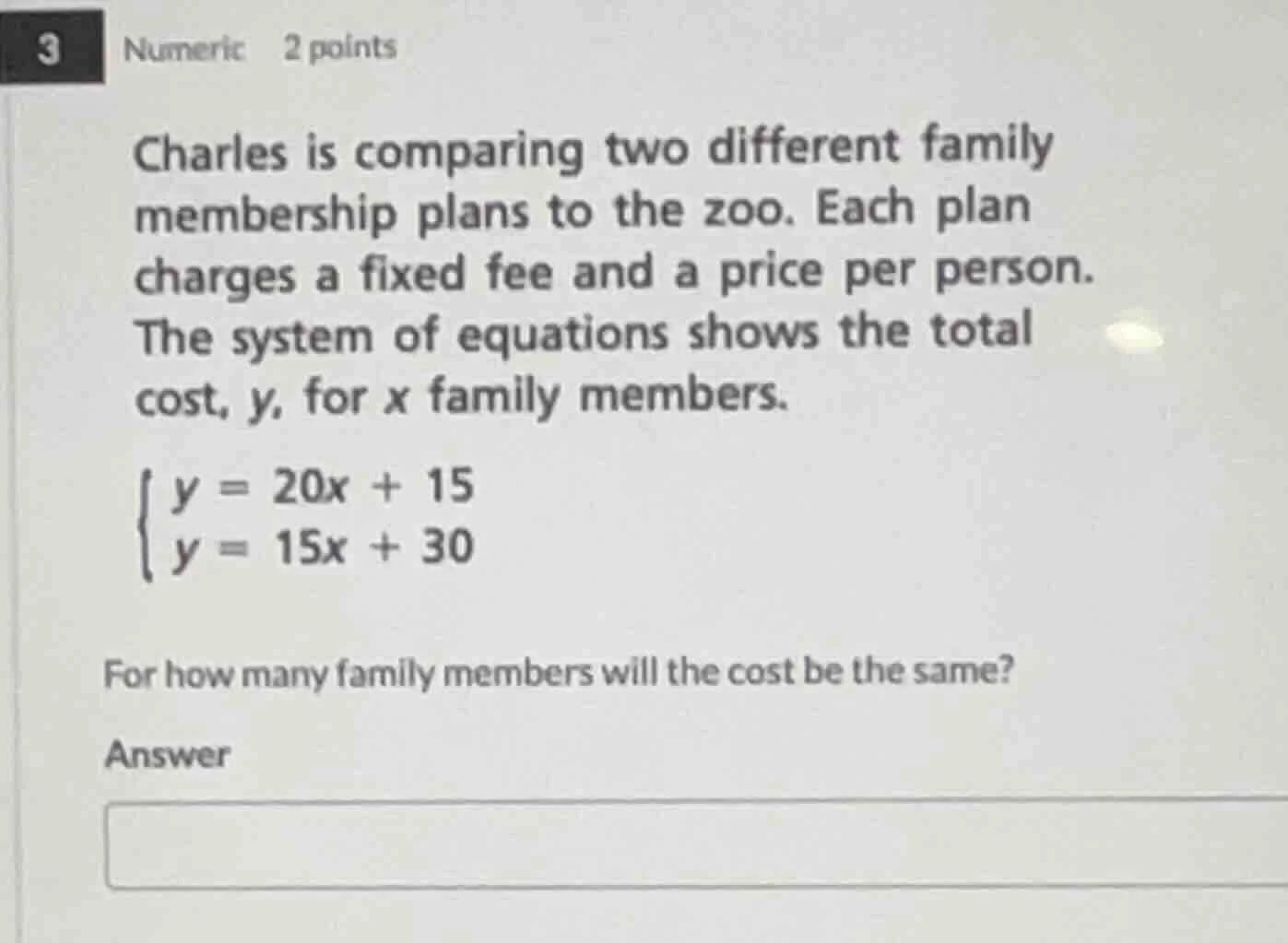 3 numeric 2 points charles is comparing two different family membership…