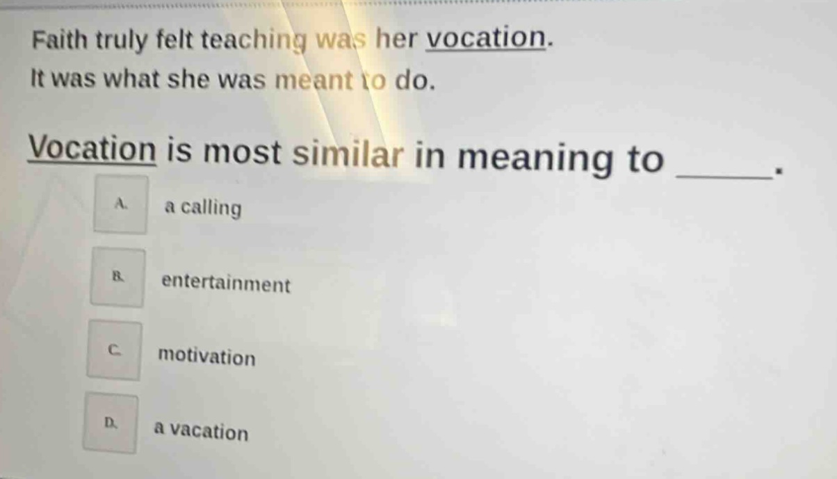 faith truly felt teaching was her vocation. it was what she was meant t…