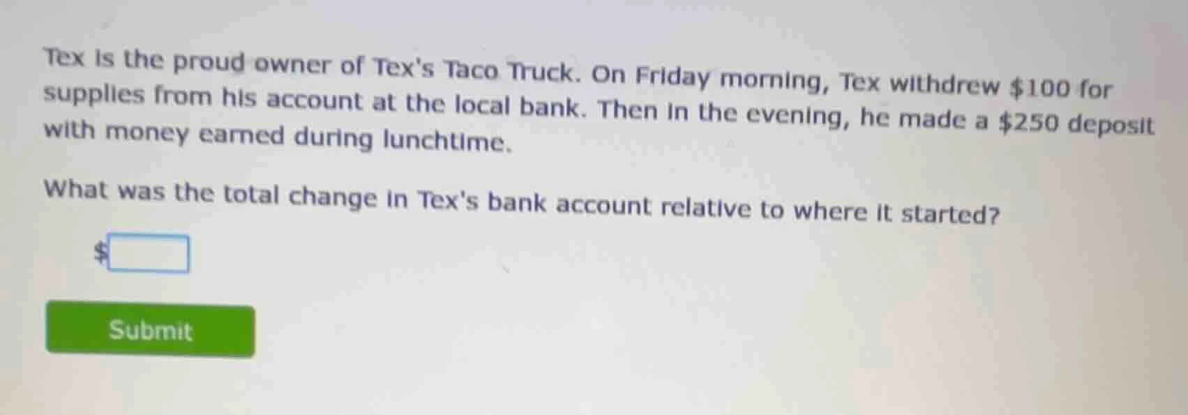 tex is the proud owner of texs taco truck. on friday morning, tex withd…