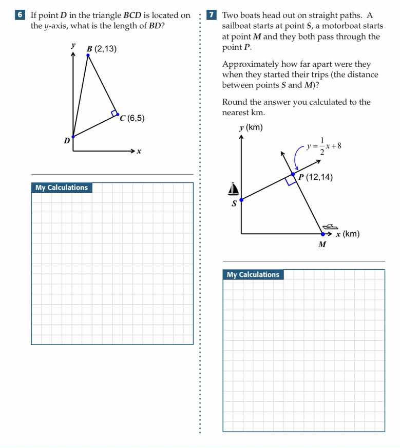 6 if point d in the triangle bcd is located on the y - axis, what is th…