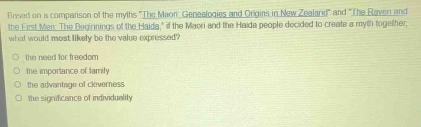 based on a comparison of the myths \the maori: genealogies and origins …