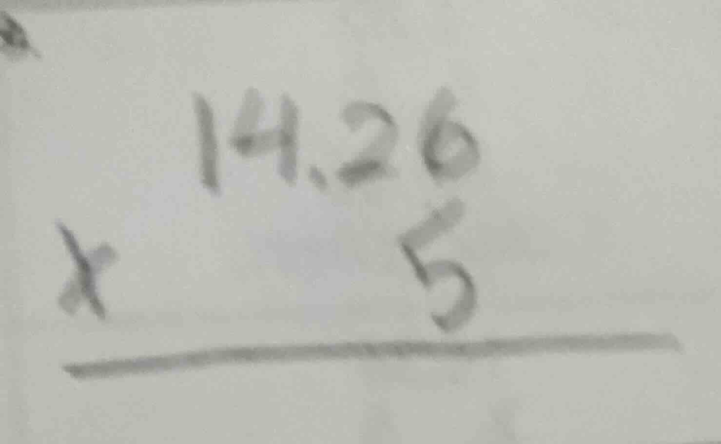 14.26 × 5 ———