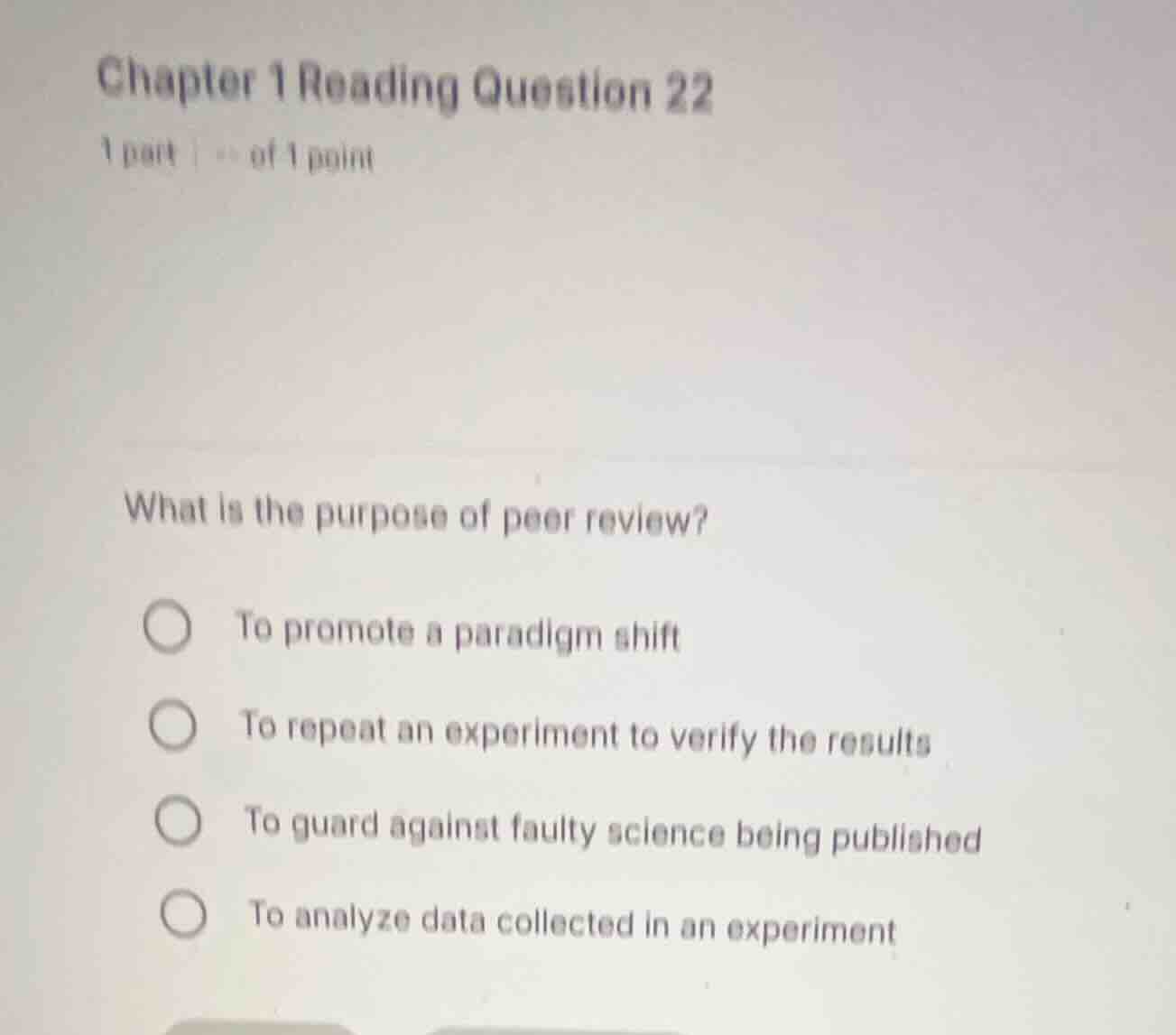 chapter 1 reading question 22 1 part | 0 of 1 point what is the purpose…