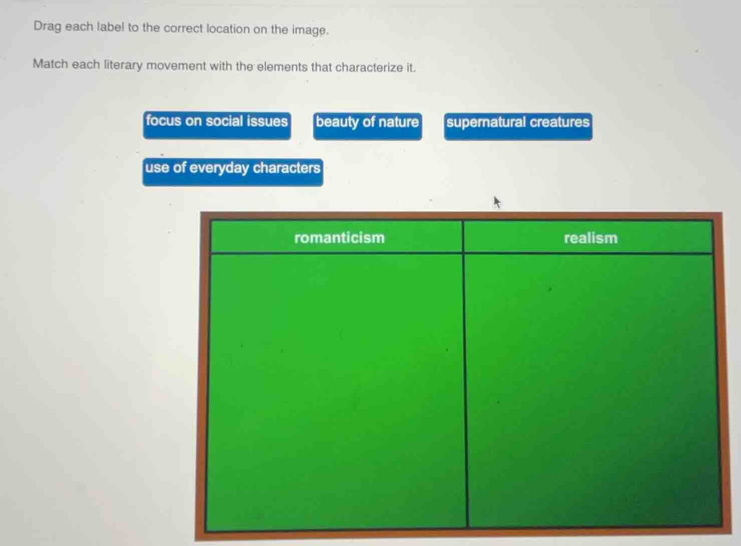 drag each label to the correct location on the image. match each litera…