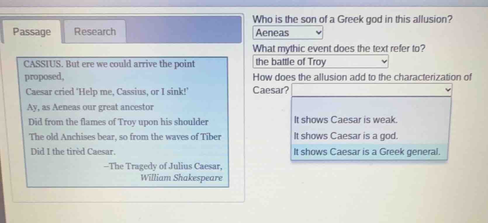 passage research cassius. but ere we could arrive the point proposed, c…