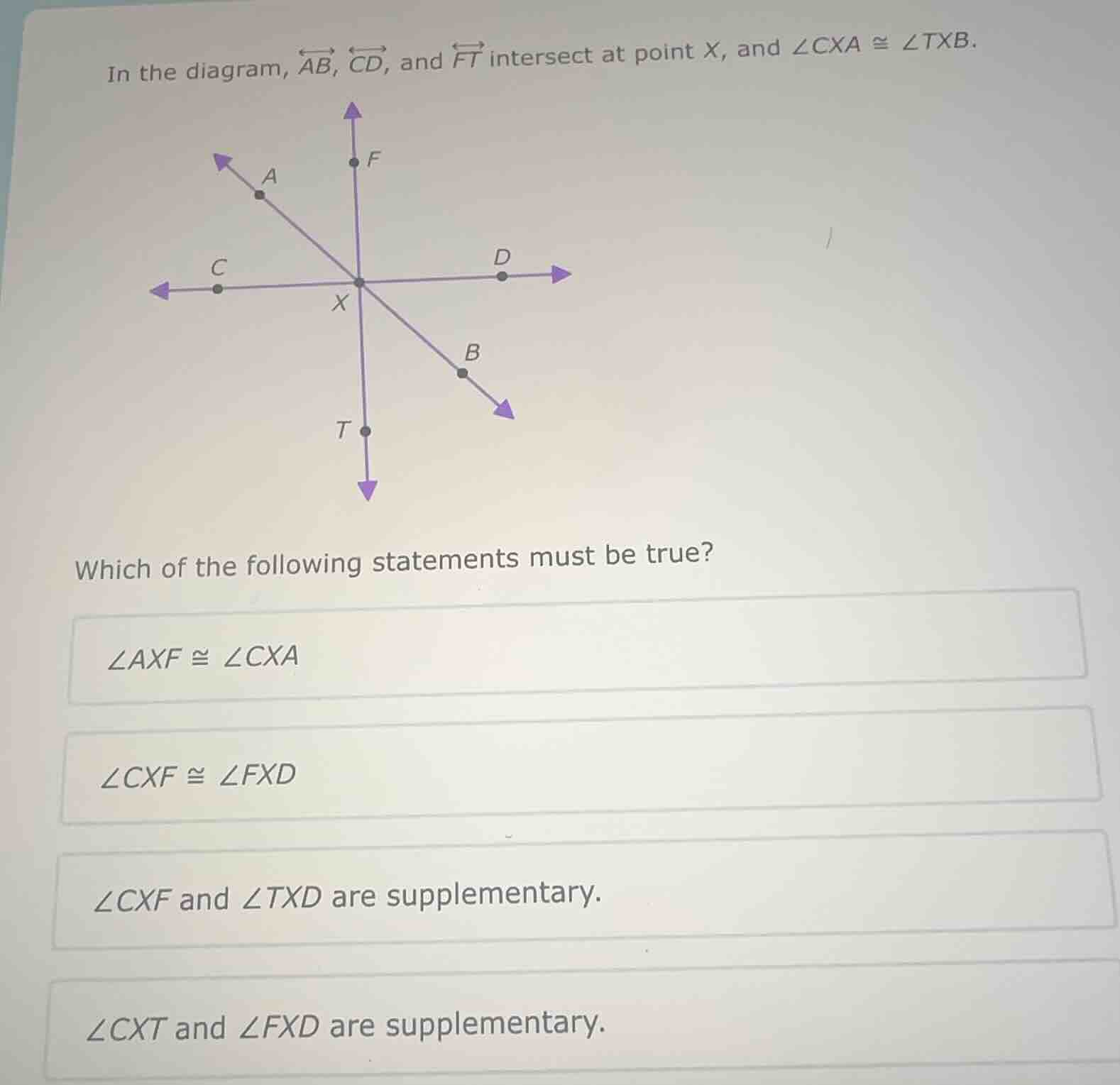 in the diagram, \\(\\overleftrightarrow{ab}\\), \\(\\overleftrightarrow…