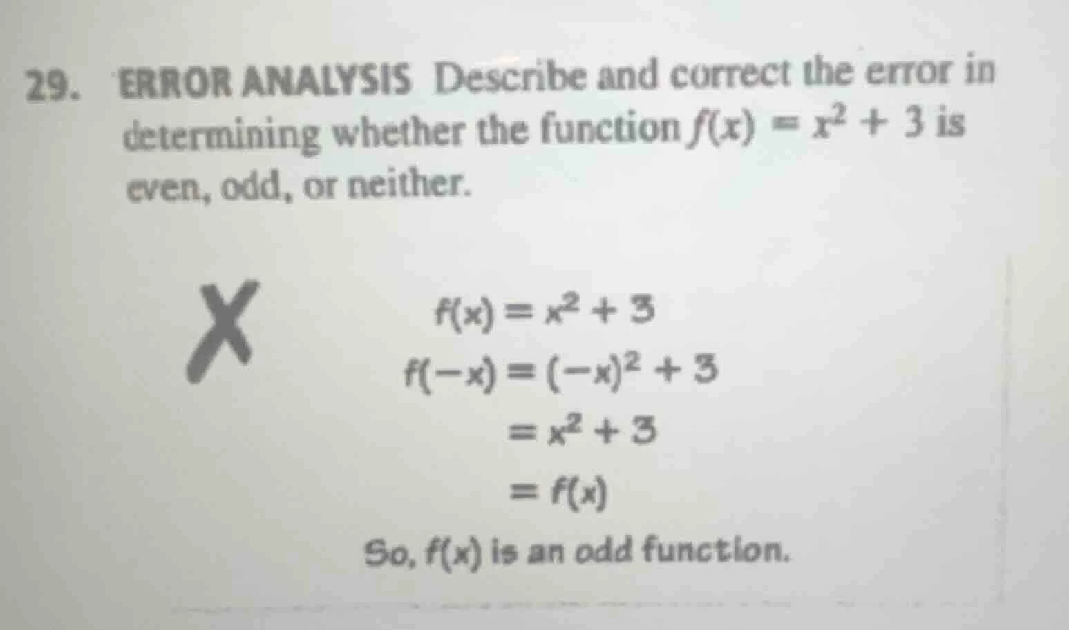29. error analysis describe and correct the error in determining whethe…