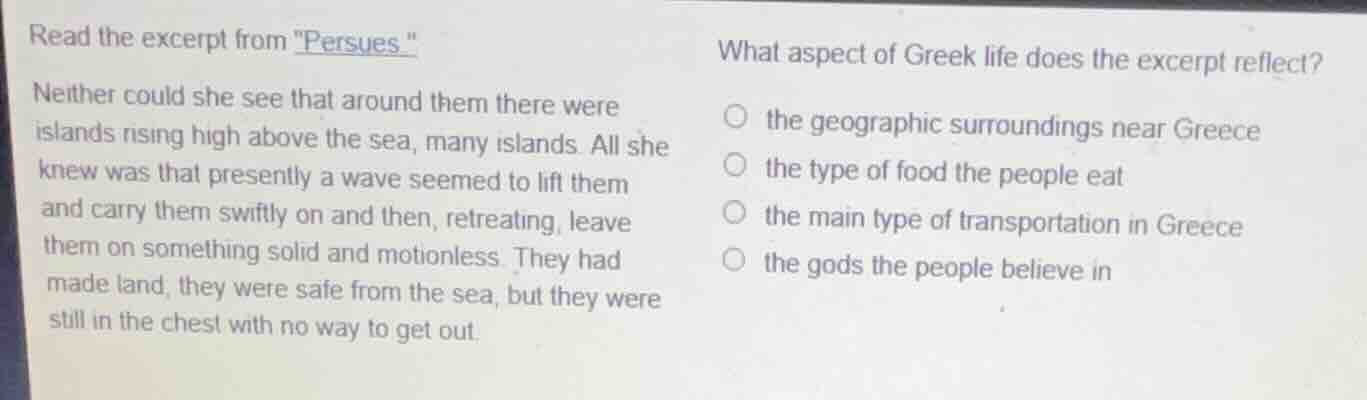 read the excerpt from \persues\ neither could she see that around them …