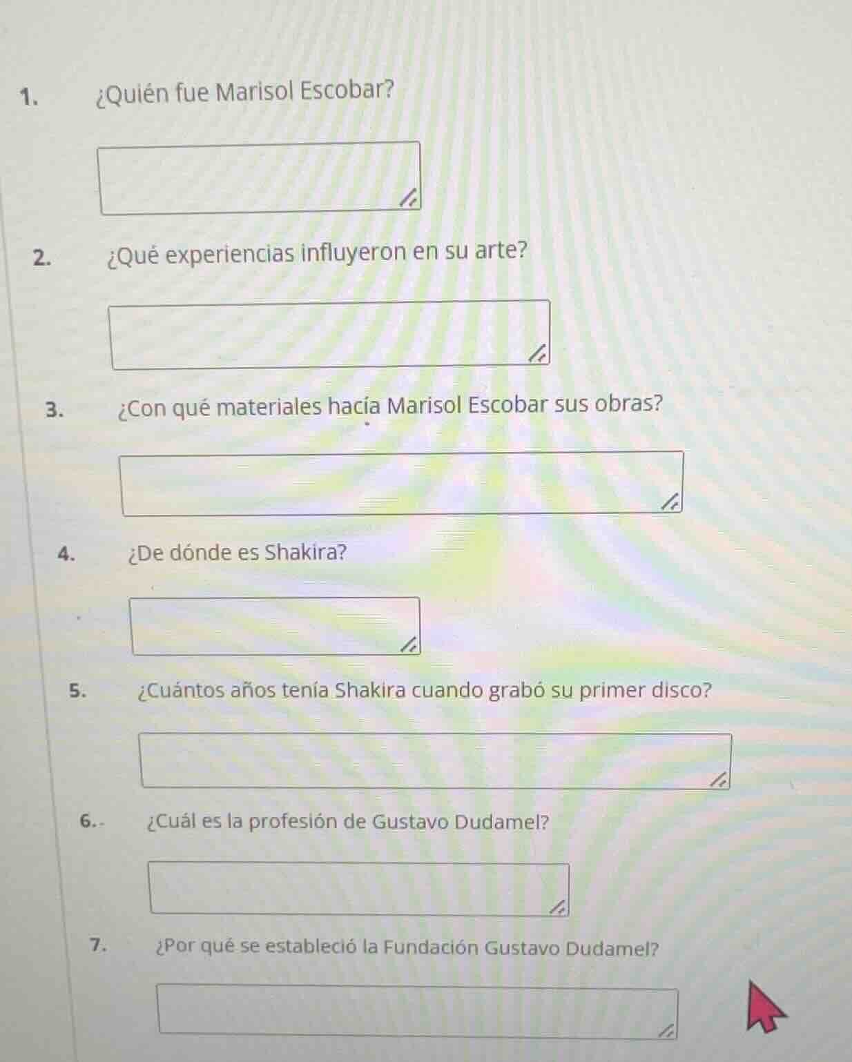 1. ¿quién fue marisol escobar? 2. ¿qué experiencias influyeron en su ar…