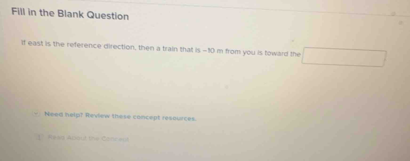 fill in the blank question if east is the reference direction, then a t…