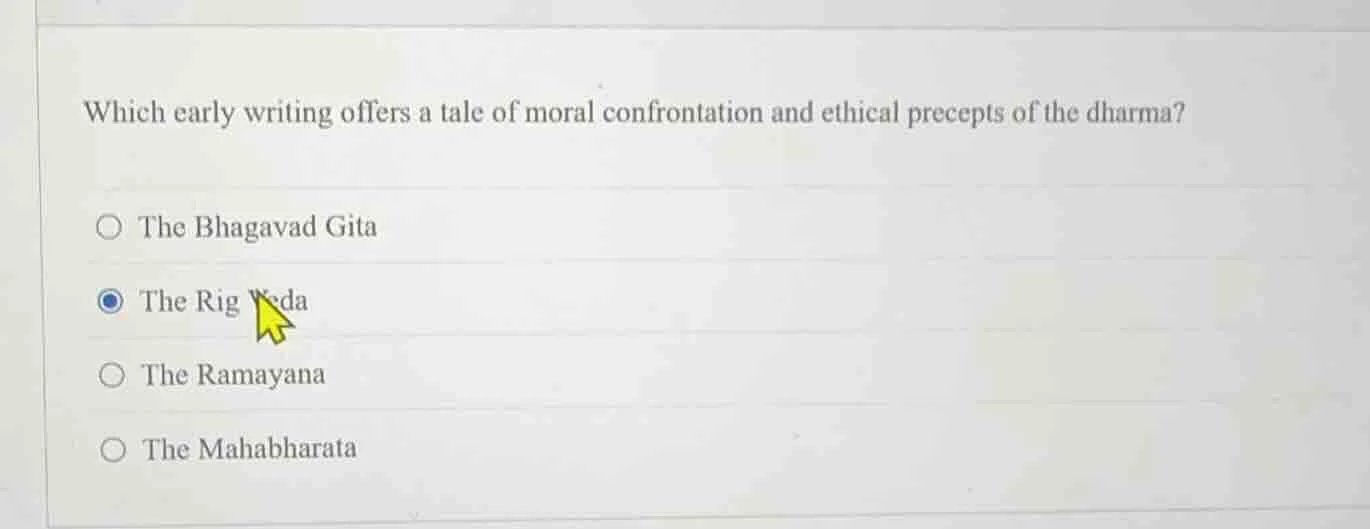 which early writing offers a tale of moral confrontation and ethical pr…
