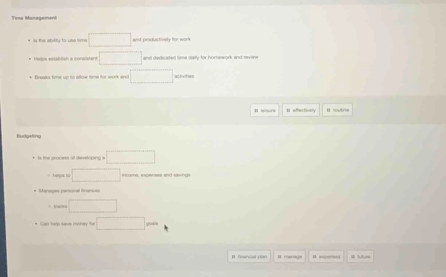 time management - is the ability to use time and productively for work …